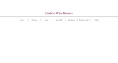 Desktop Screenshot of hudsonwine.us
